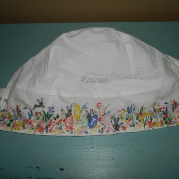 Pottery Barn Kids x Rifle Paper Co Landscape Basket Liner "Laurel" (F-45) - Picture 1 of 5